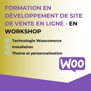 Formation en développement de site de vente en ligne – Présentiel