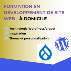 Formation en développement de site web – Offre à domicile (Dakar)