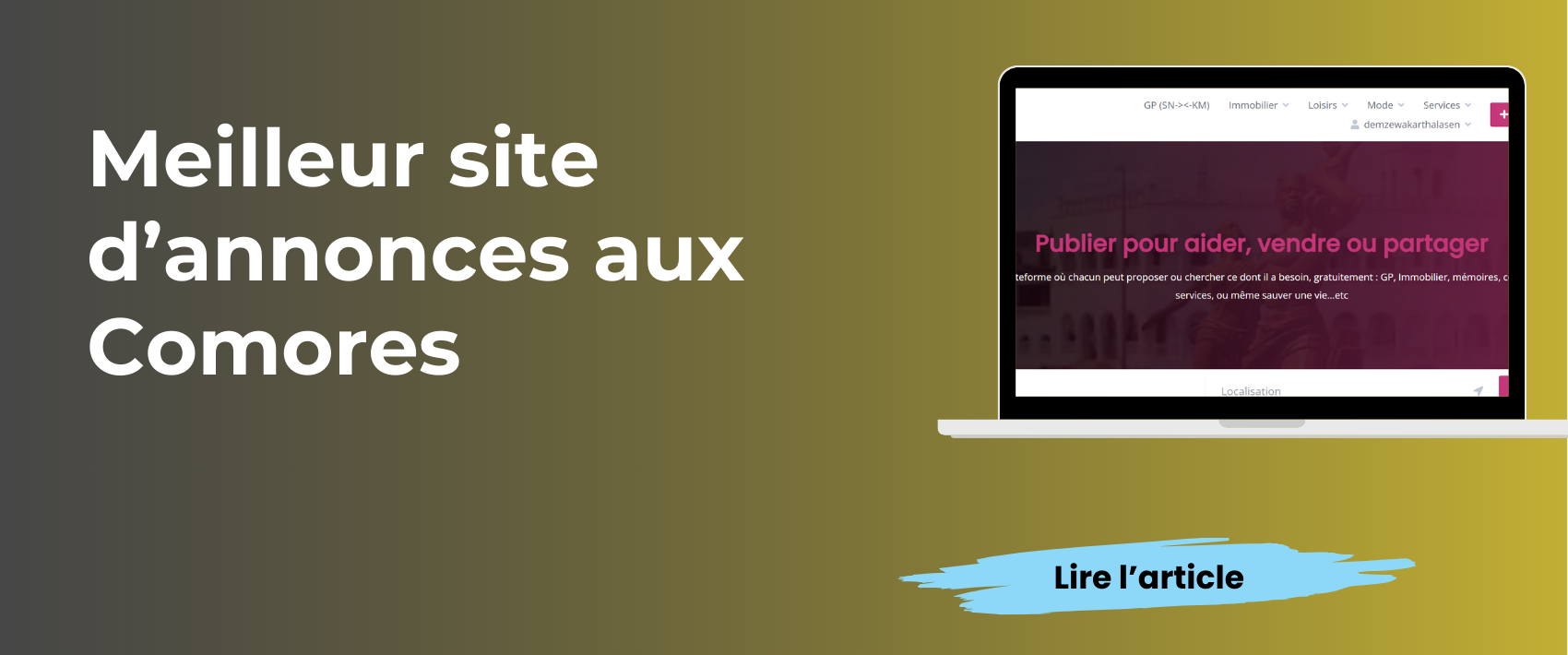 Lire la suite à propos de l’article Meilleur site d’annonces aux Comores