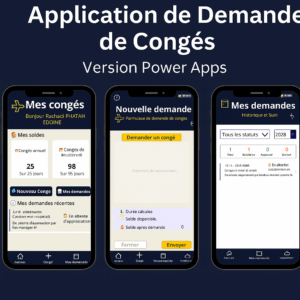 Application de Demande de Congés – Version Power Apps (Modèle Prêt à l’Emploi)