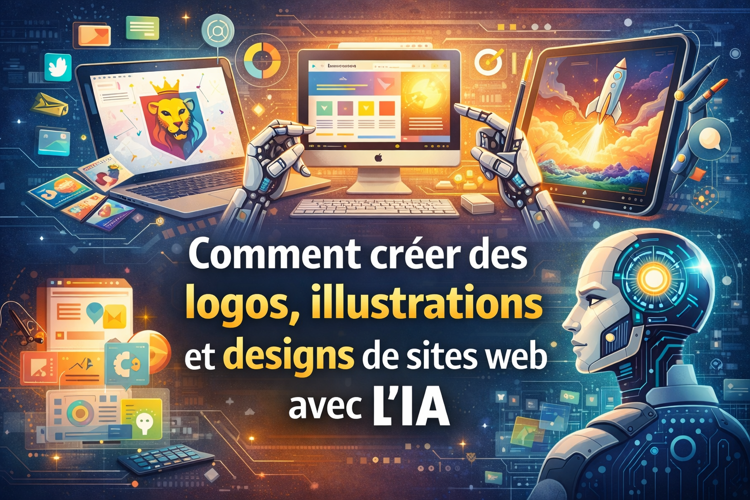 You are currently viewing Comment créer des logos, illustrations et designs de sites web avec l’IA