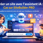 Créer un site avec l’assistant IA: cas sur SiteBuilder PRO