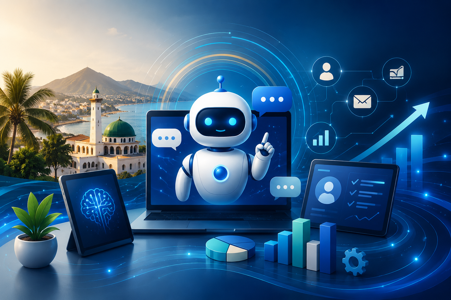 You are currently viewing Agence IA aux Comores : Automatisez votre entreprise grâce aux chatbots intelligents et à l’intelligence artificielle
